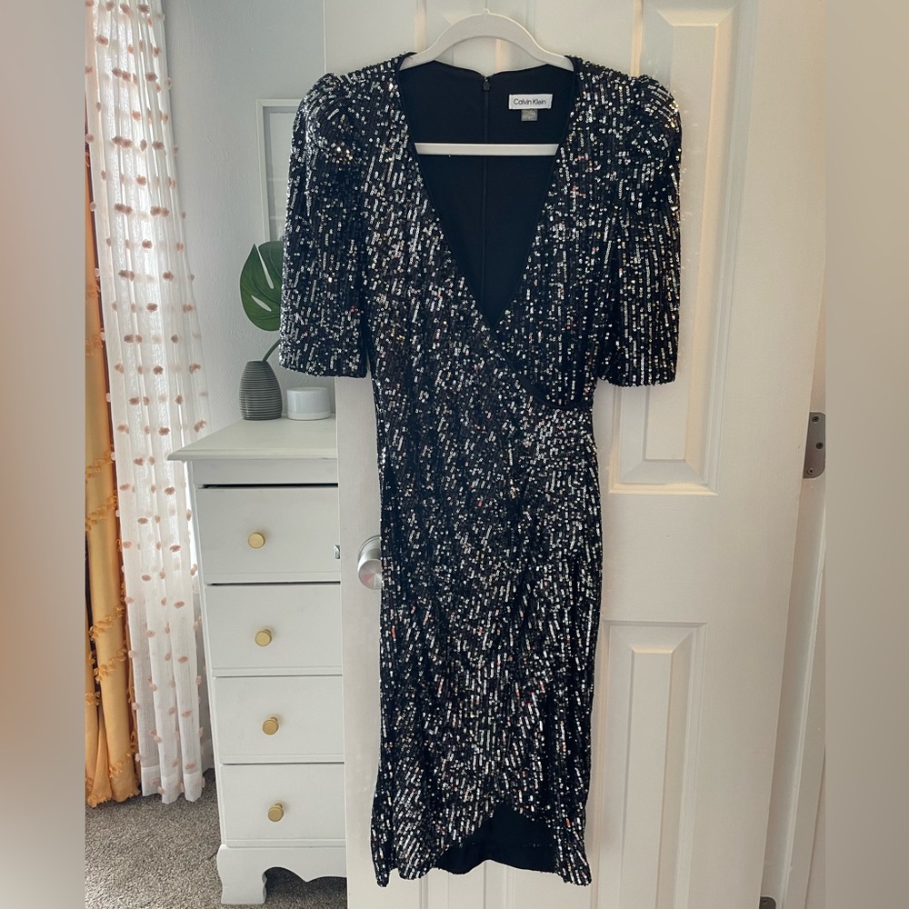 Calvin Klein Sequin Dress Size 6